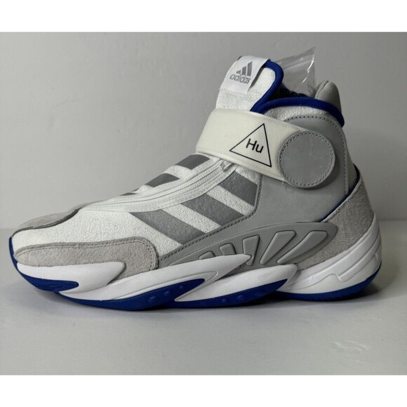 Adidas Crazy BYW HU PW 0 To 60 ,11.5MensBasketball Shoe White Sneaker Trainer. - Picture 5 of 15